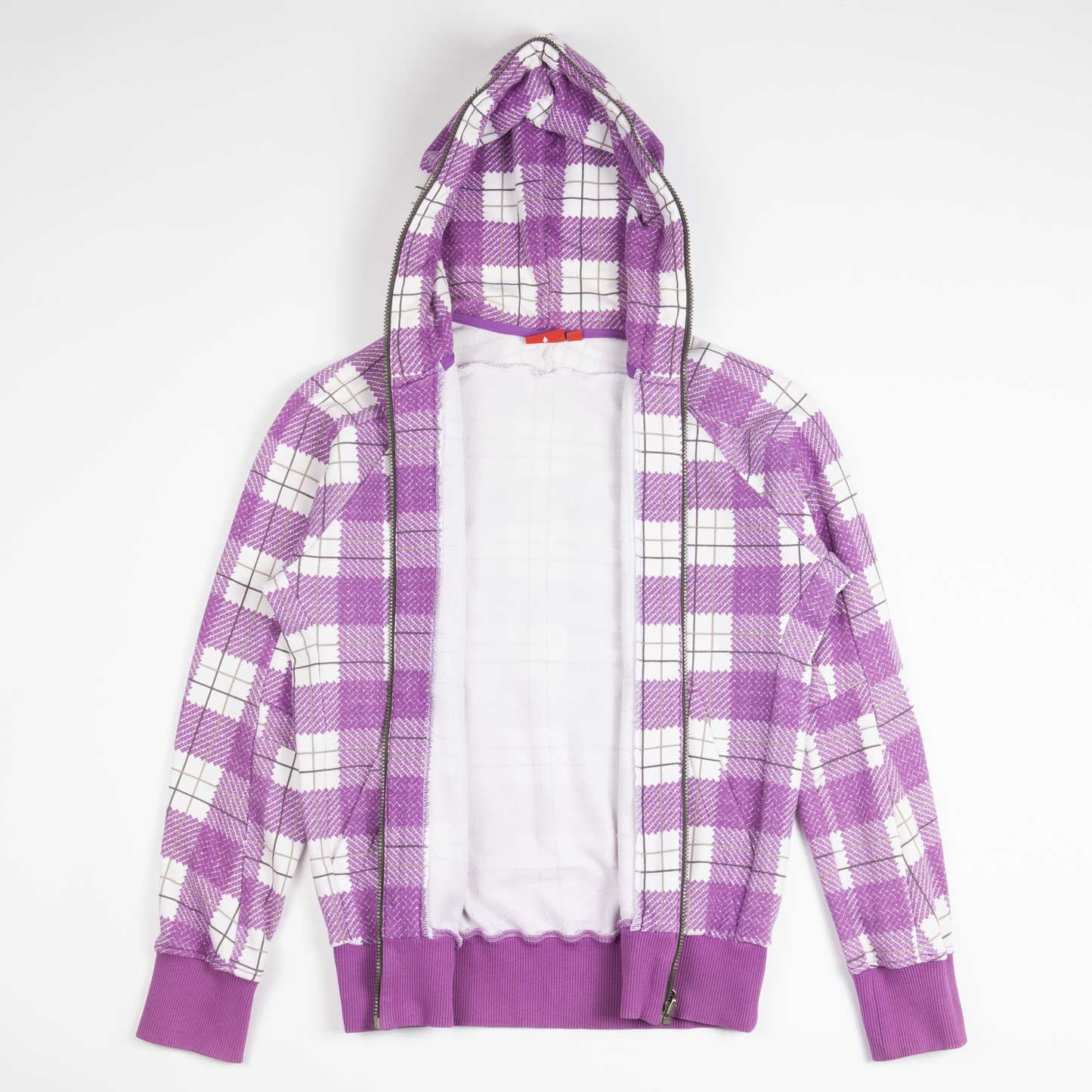 2010s Puma full-zip pattern hoodie