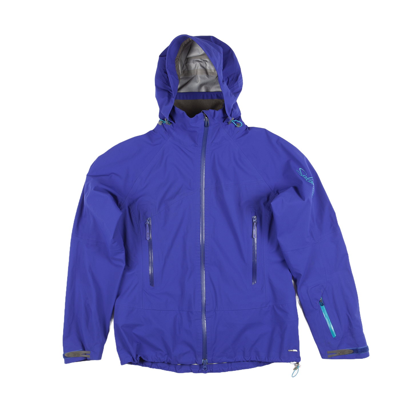 2010s Salomon asymmetrical zip waterproof shell jacket