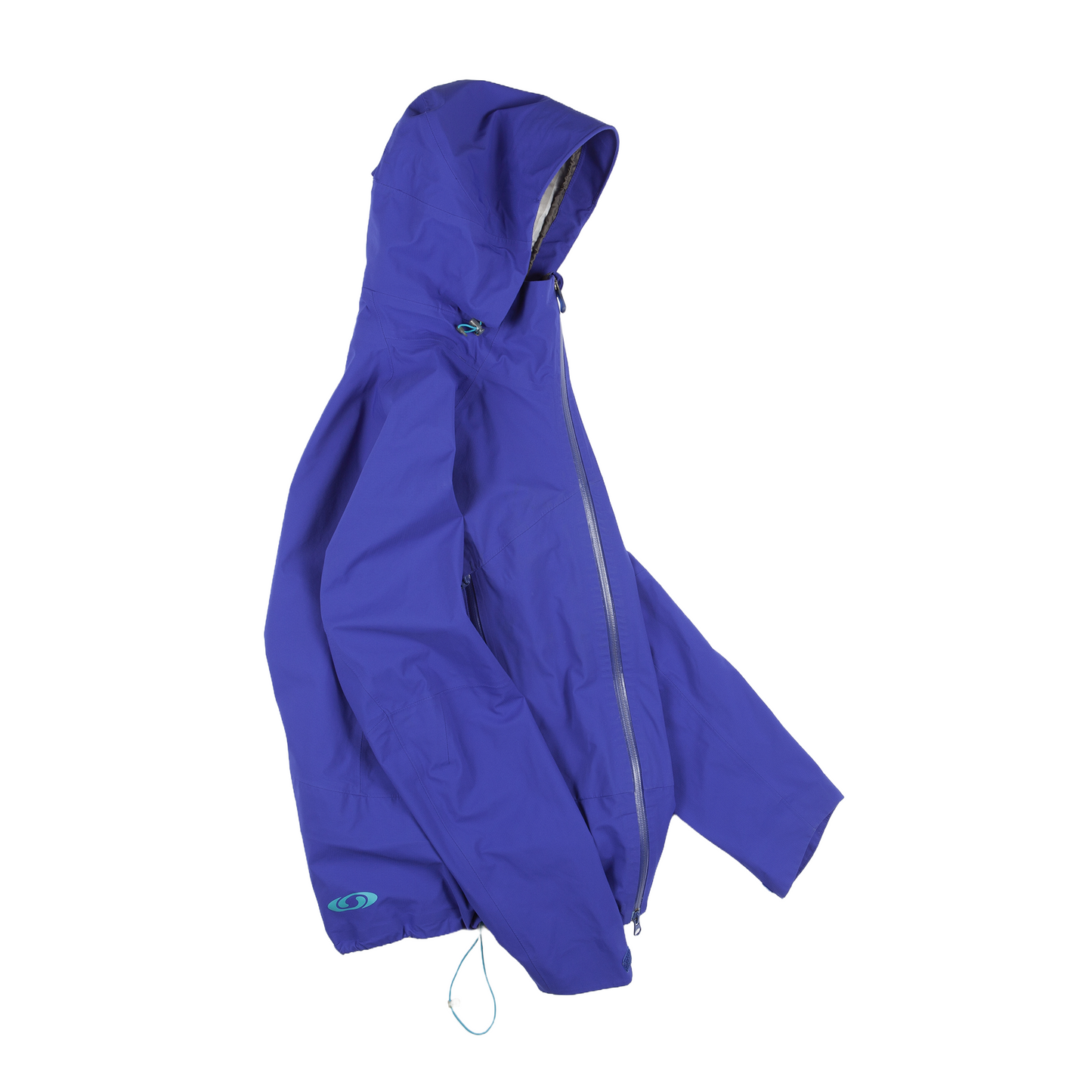 2010s Salomon asymmetrical zip waterproof shell jacket