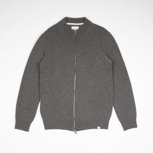 2020s The Norse Projects Sigfred Zip Lambswool Knit Sweater