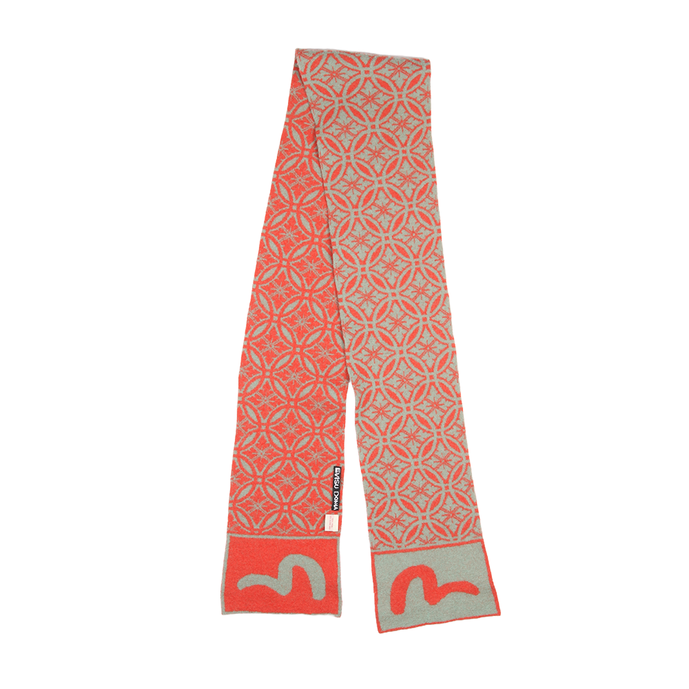 2000s Evisu donna wool scarf